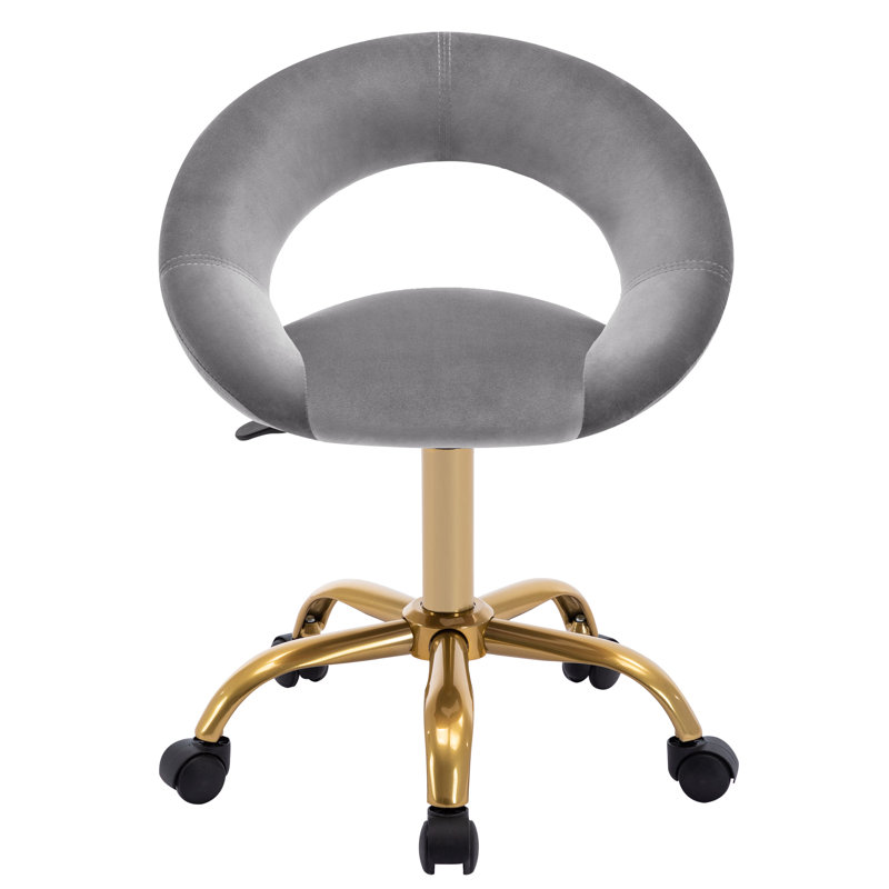 Mercer41 Velvet Task Chair & Reviews Wayfair